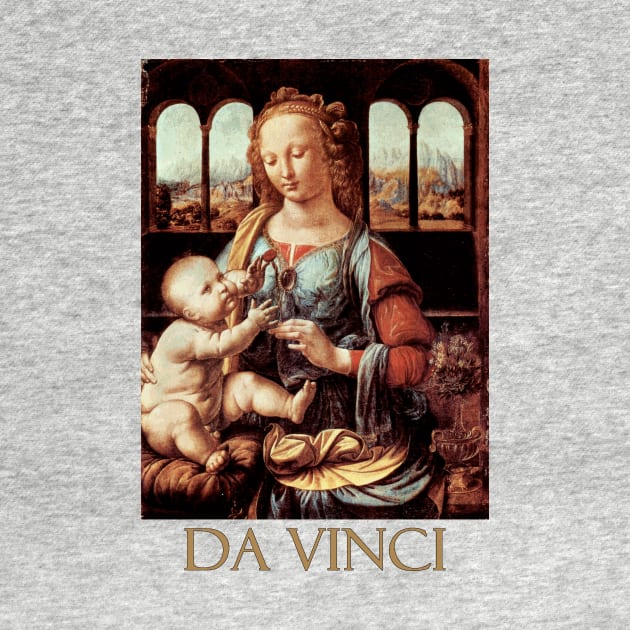 The Madonna of the Carnation by Leonardo da Vinci by Naves